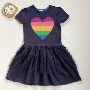 Hanna Andersson Rainbow Heart Dress